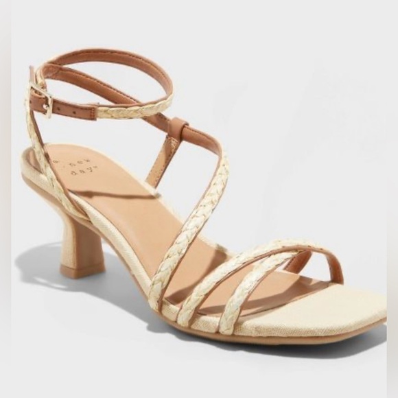 NWT A New Day Women's Irena Strappy Heels - Picture 1 of 4
